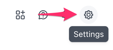 Gear icon selected.