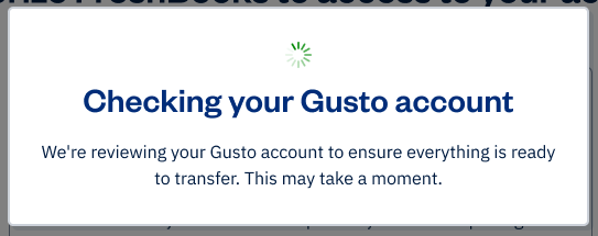 Checking your gusto account notification.